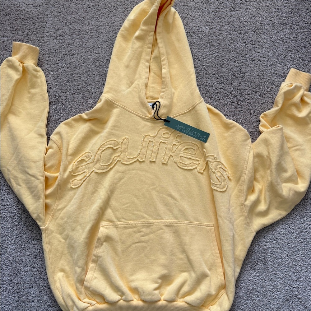 Scuffers Yellow Hoodie Sweater for Women